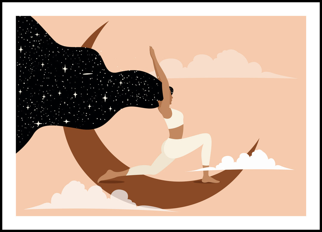Poster Woman with the Moon