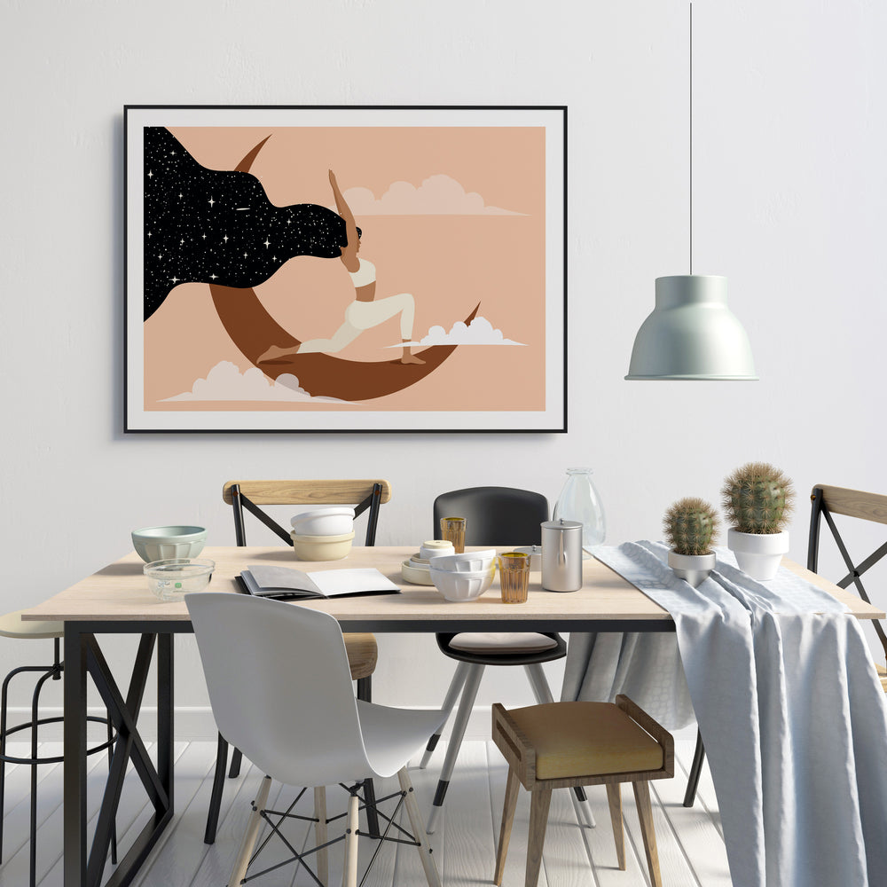 Poster Woman with the Moon