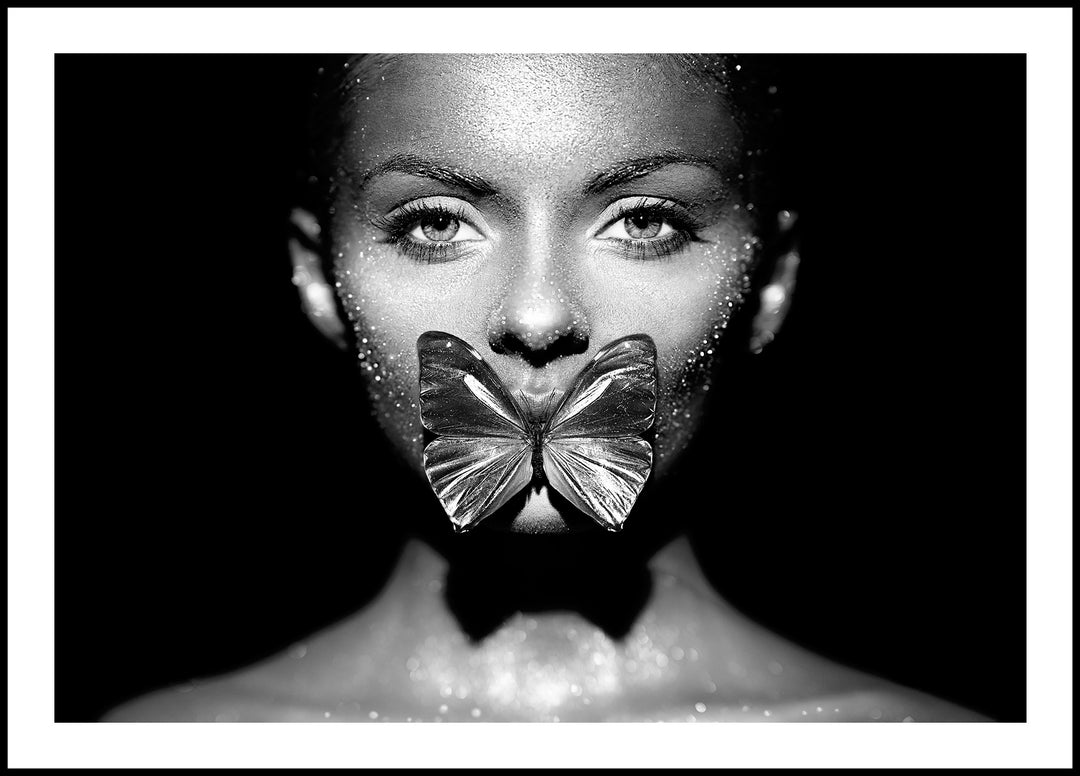 Poster Woman with a Butterfly