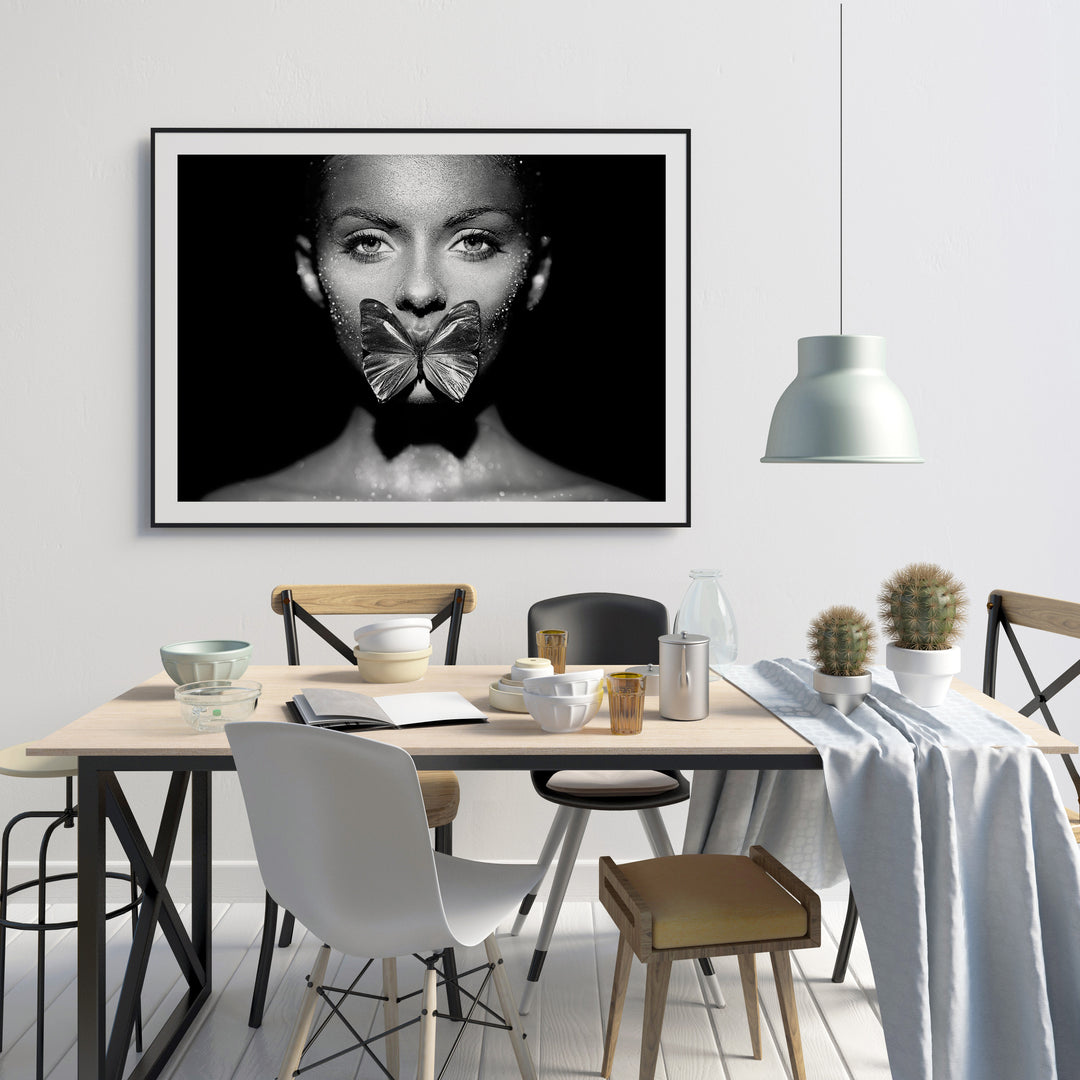 Poster Woman with a Butterfly