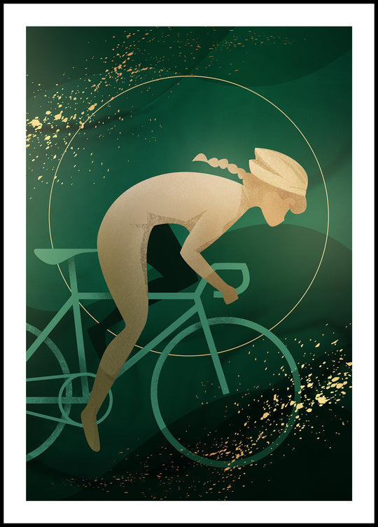 Women's Cycling Poster