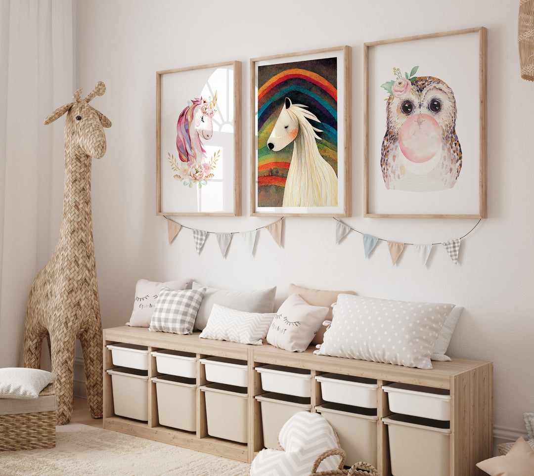 Poster Horse and Rainbow