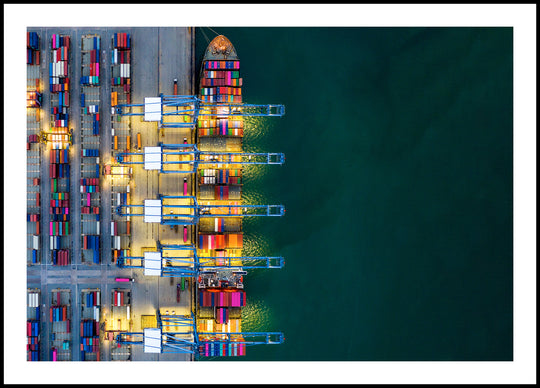 Container Ship Poster
