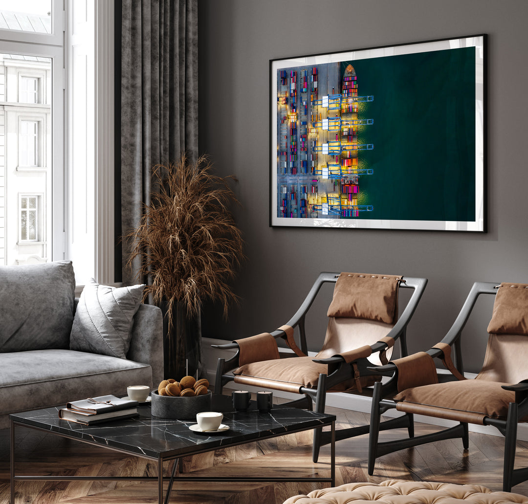 Container Ship Poster