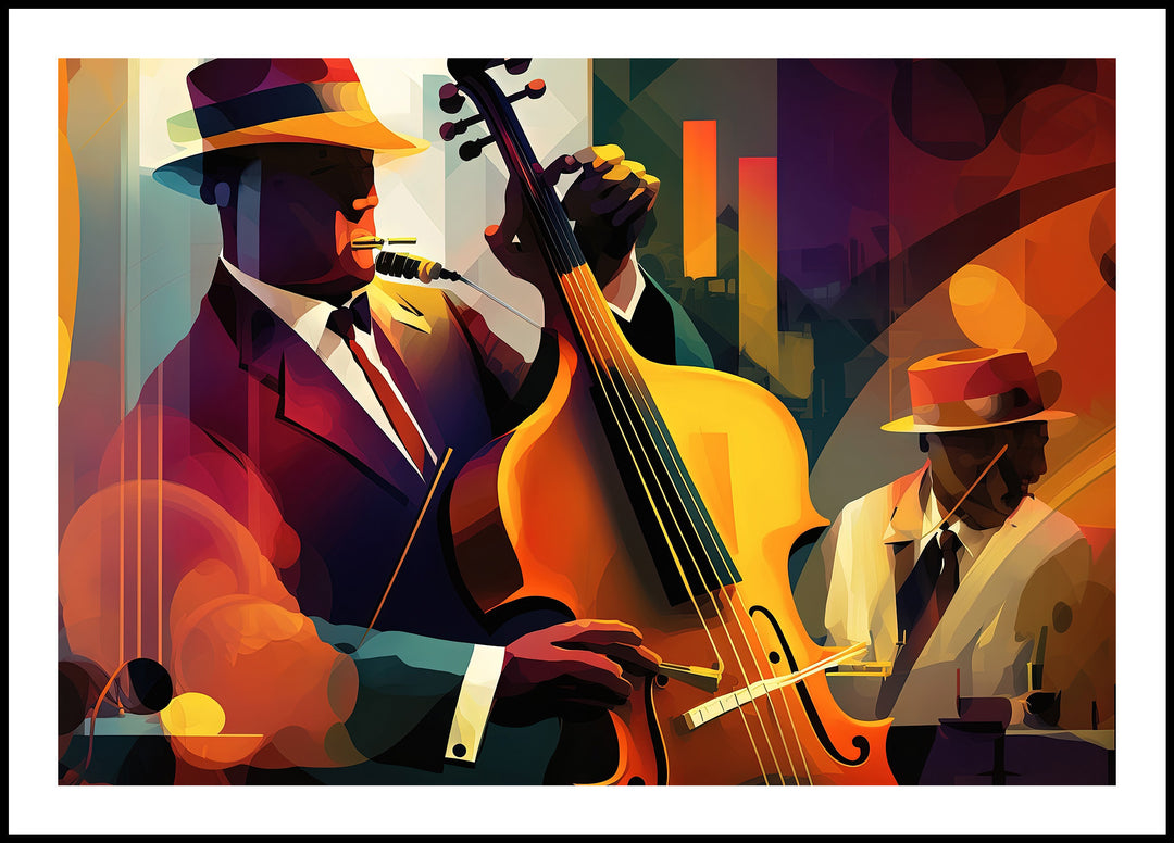Double bass poster