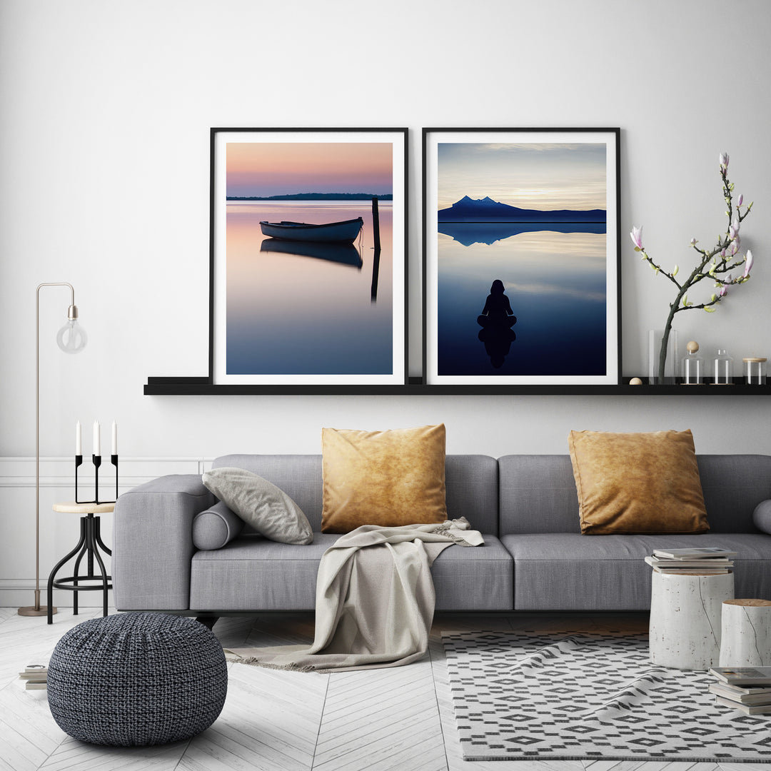 Poster Boat on the Lake