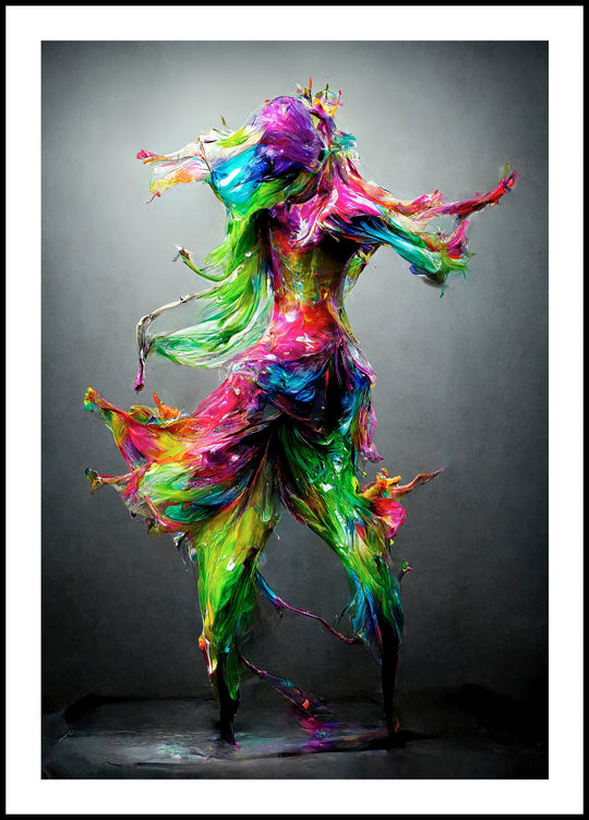 Modern Ballerina Poster