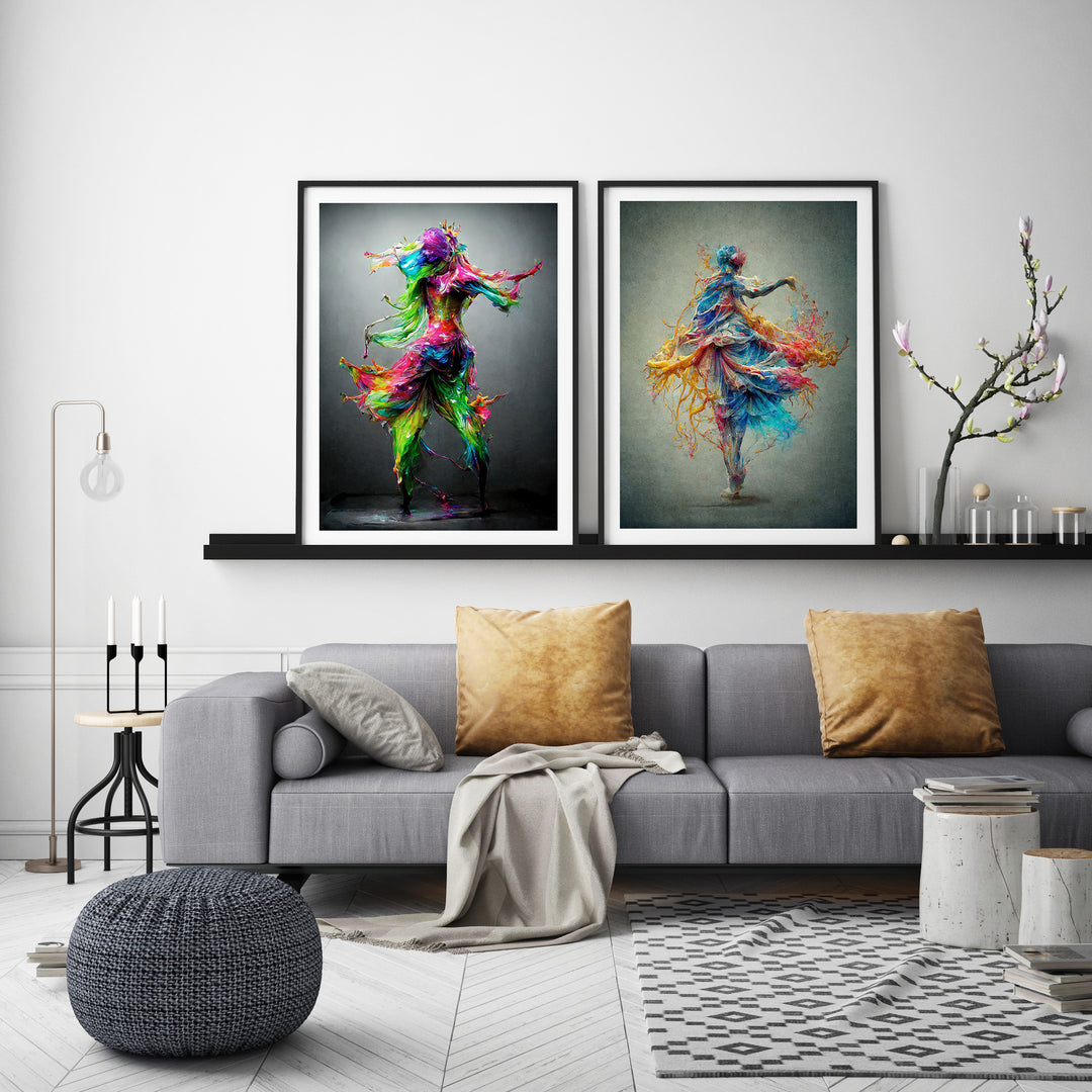 Modern Ballerina Poster