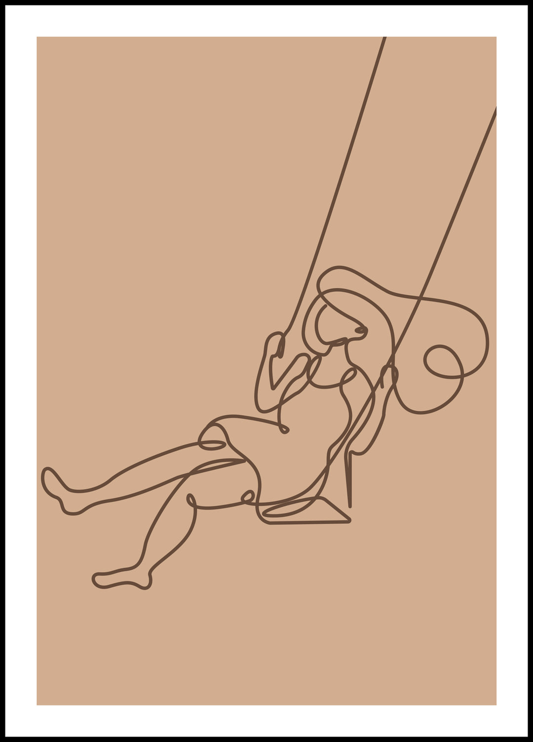 On the Swing Poster