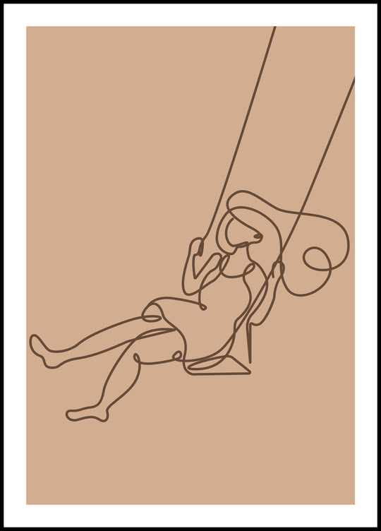 On the Swing Poster
