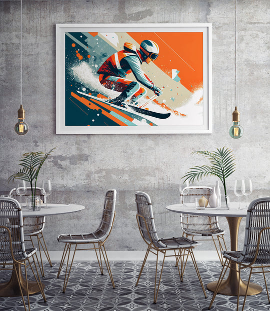 Poster Skier