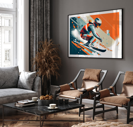 Poster Skier
