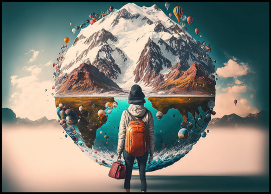 Poster Looking at Mother Earth