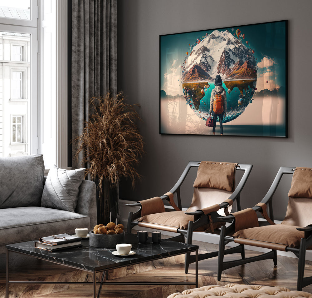 Poster Looking at Mother Earth