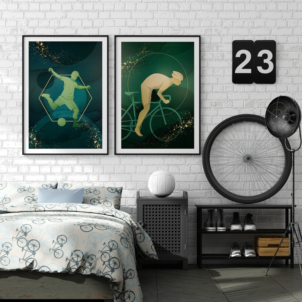 Men's Cycling Poster
