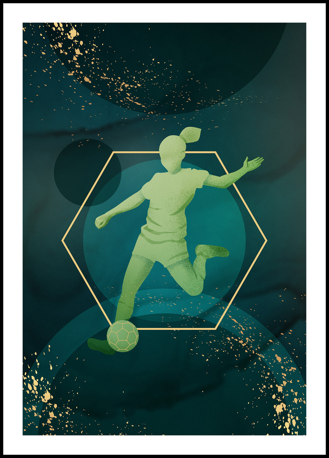 Women's Football Poster