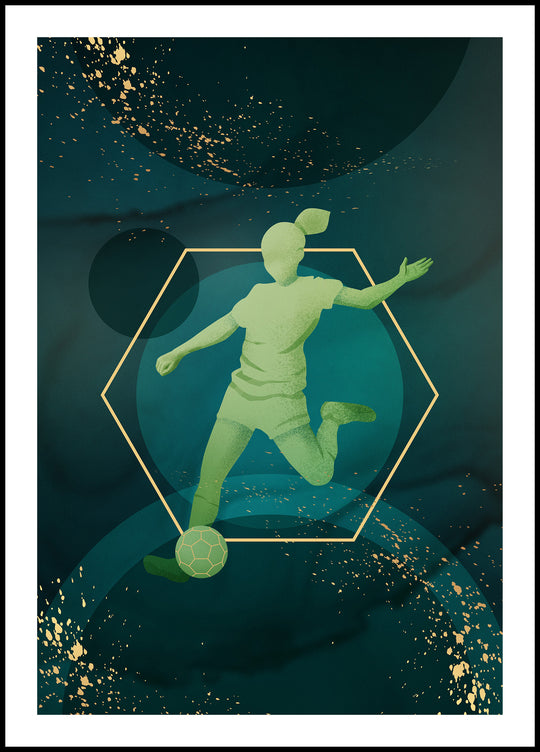 Women's Football Poster