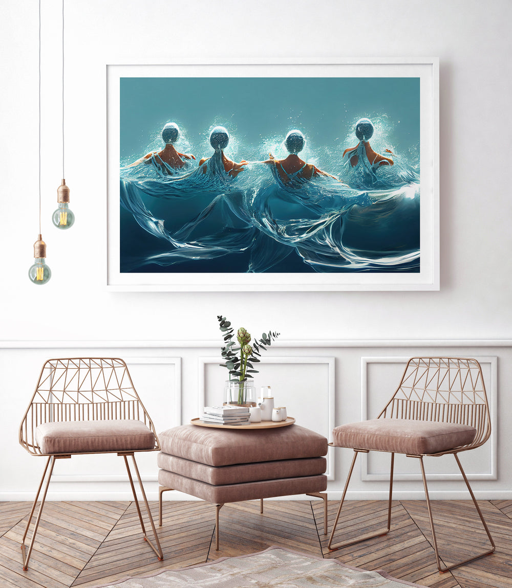 Poster Synchronized swimming