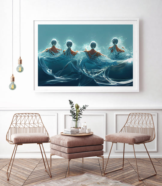 Poster Synchronized swimming