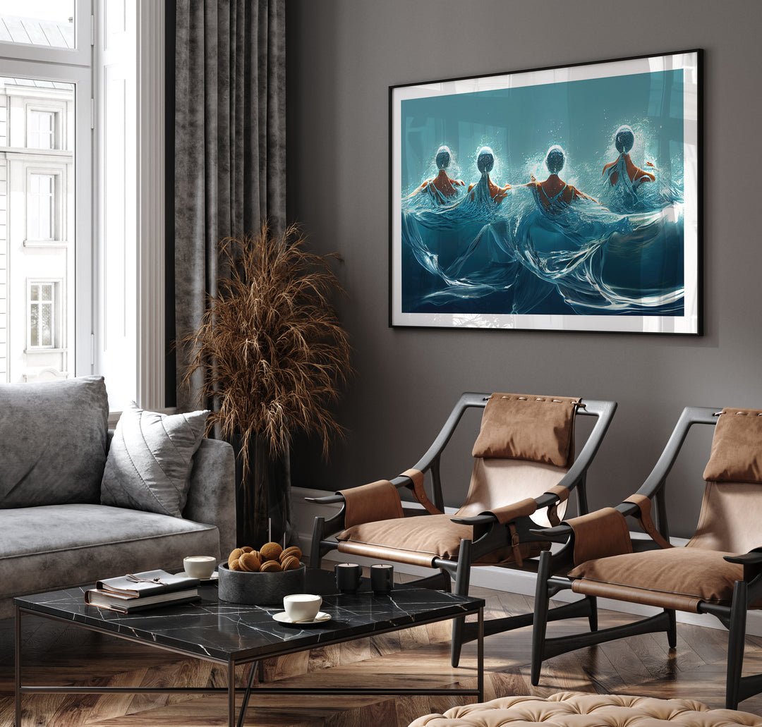 Poster Synchronized swimming