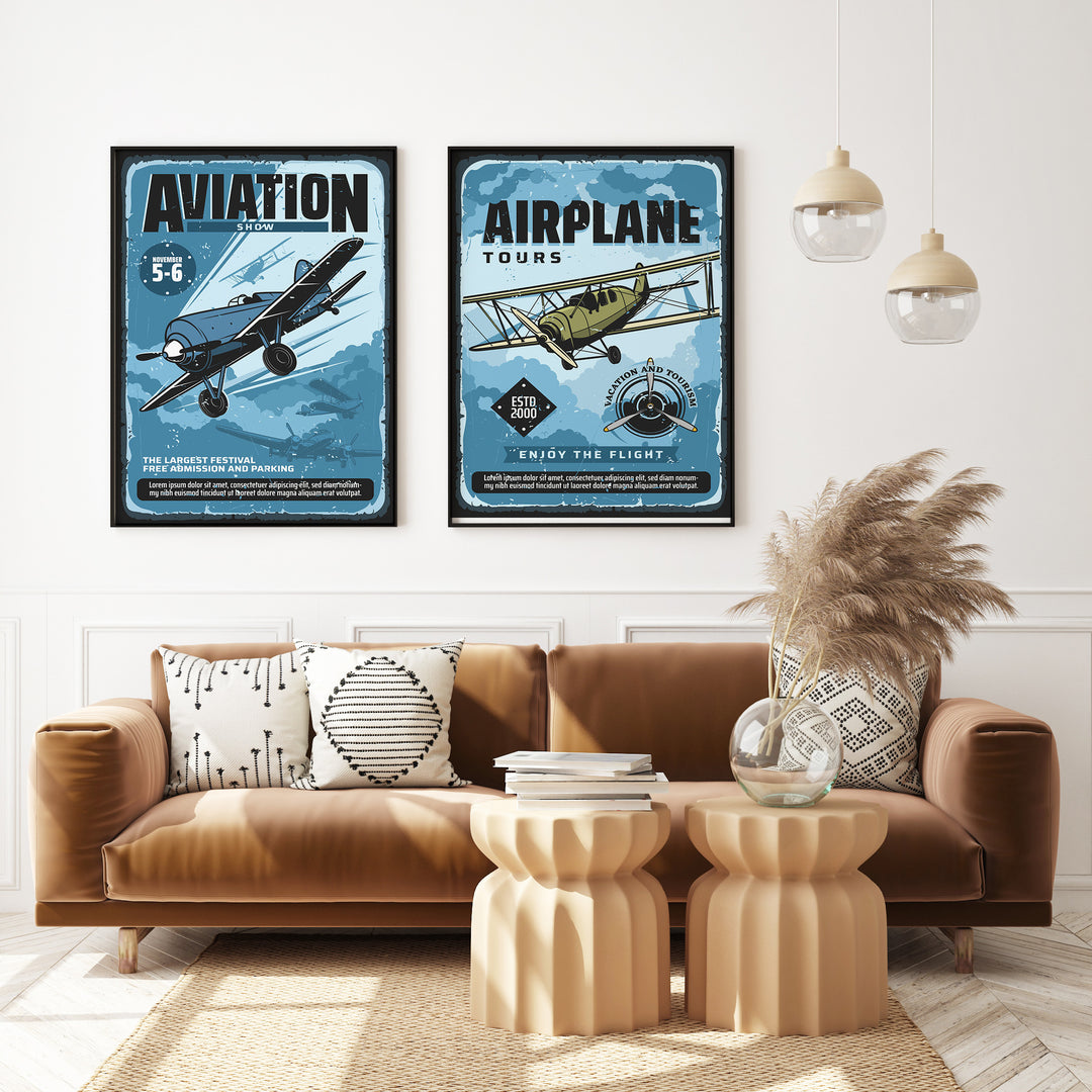 Airplane show poster