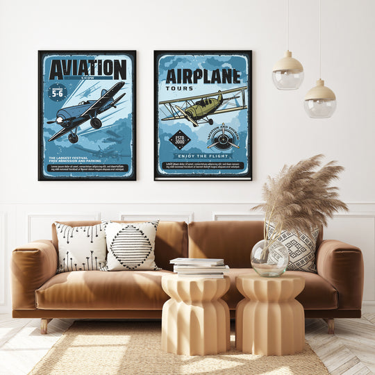 Airplane show poster