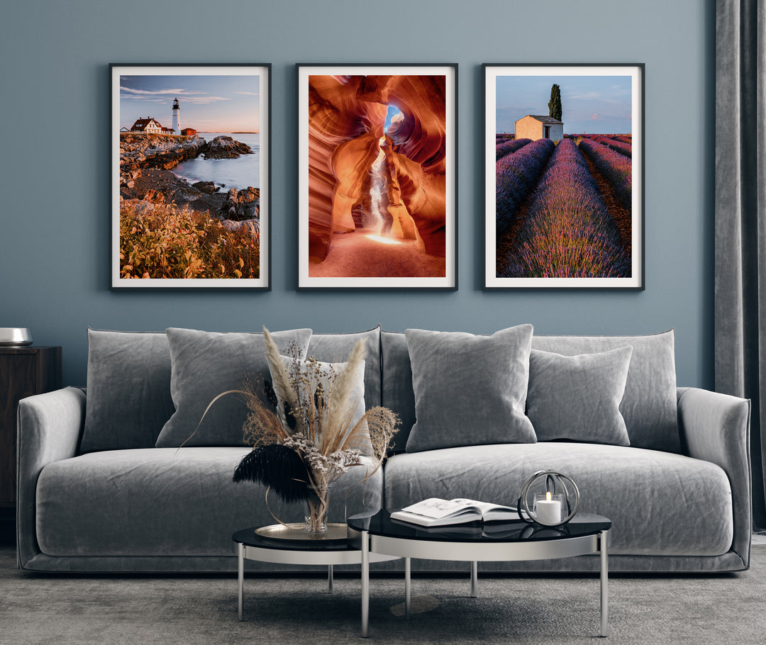 Maine USA Lighthouse Poster