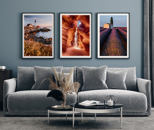Maine USA Lighthouse Poster