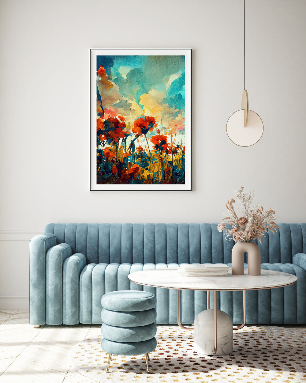 Poppies Field Poster