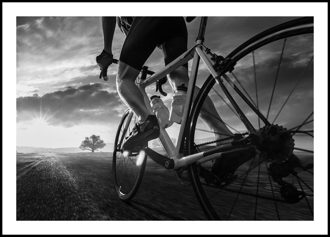 Poster Morning on the bike