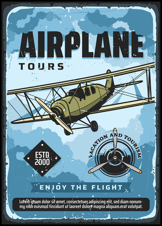 Airplane Trips Poster