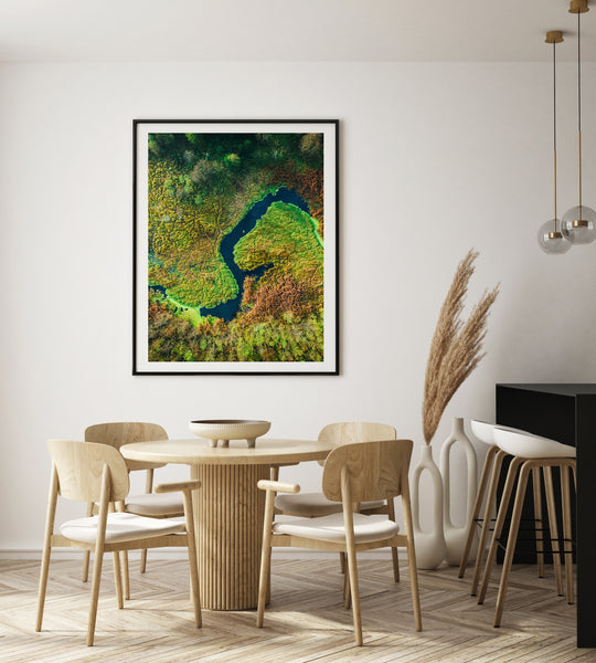 Poster River with backwaters