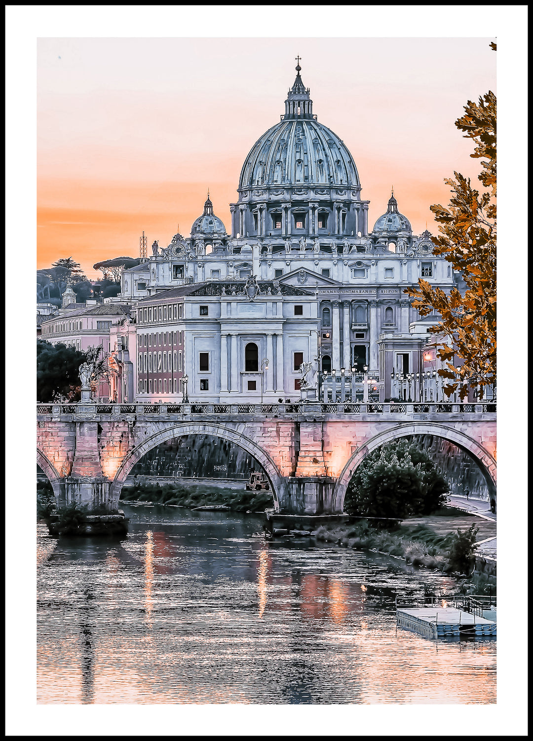Poster Rome St. Peter's Basilica
