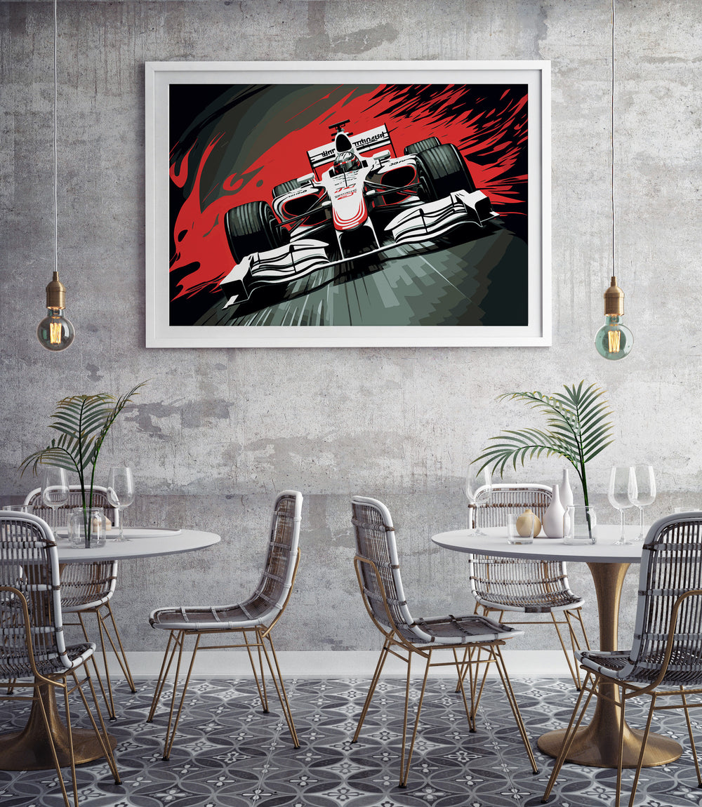 Formula Car Poster