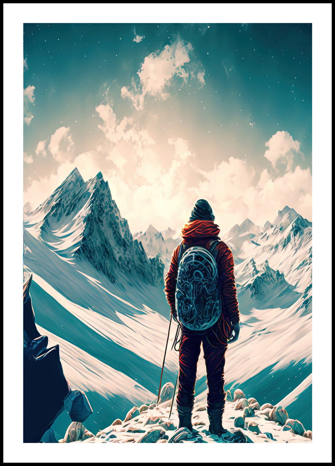 Poster Alone in the Mountains