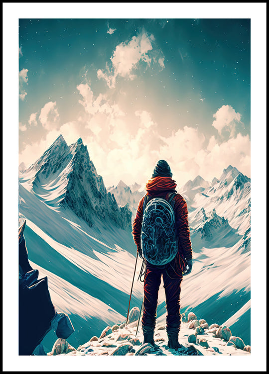 Poster Alone in the Mountains