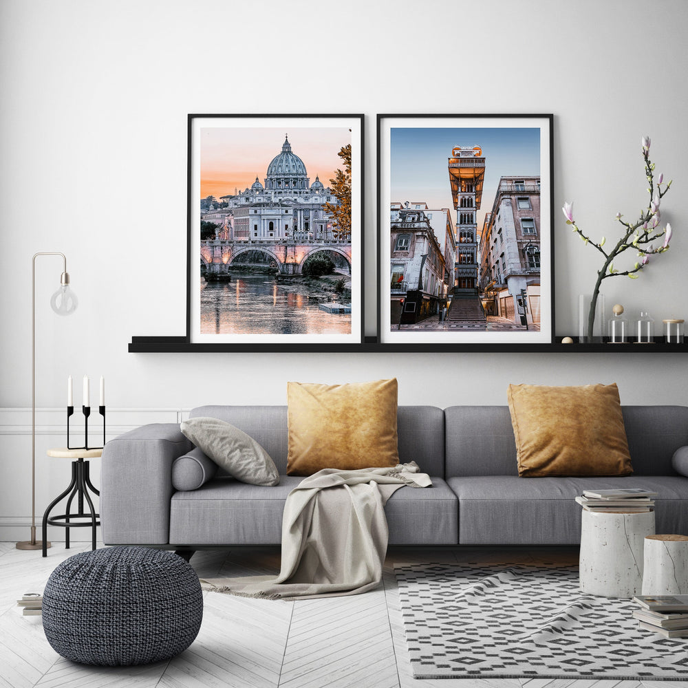 Plakat Winda Santa Justa Lizbona