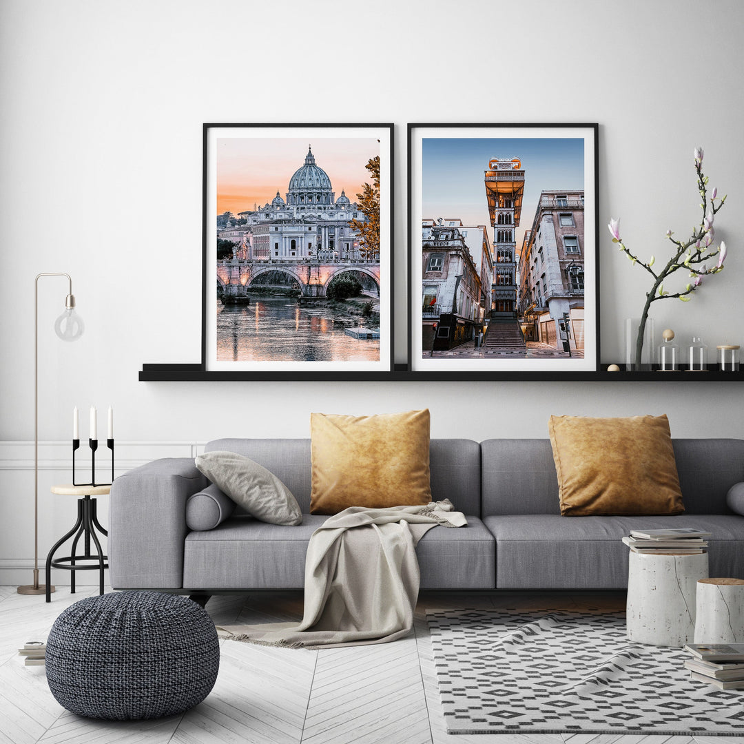 Plakat Winda Santa Justa Lizbona