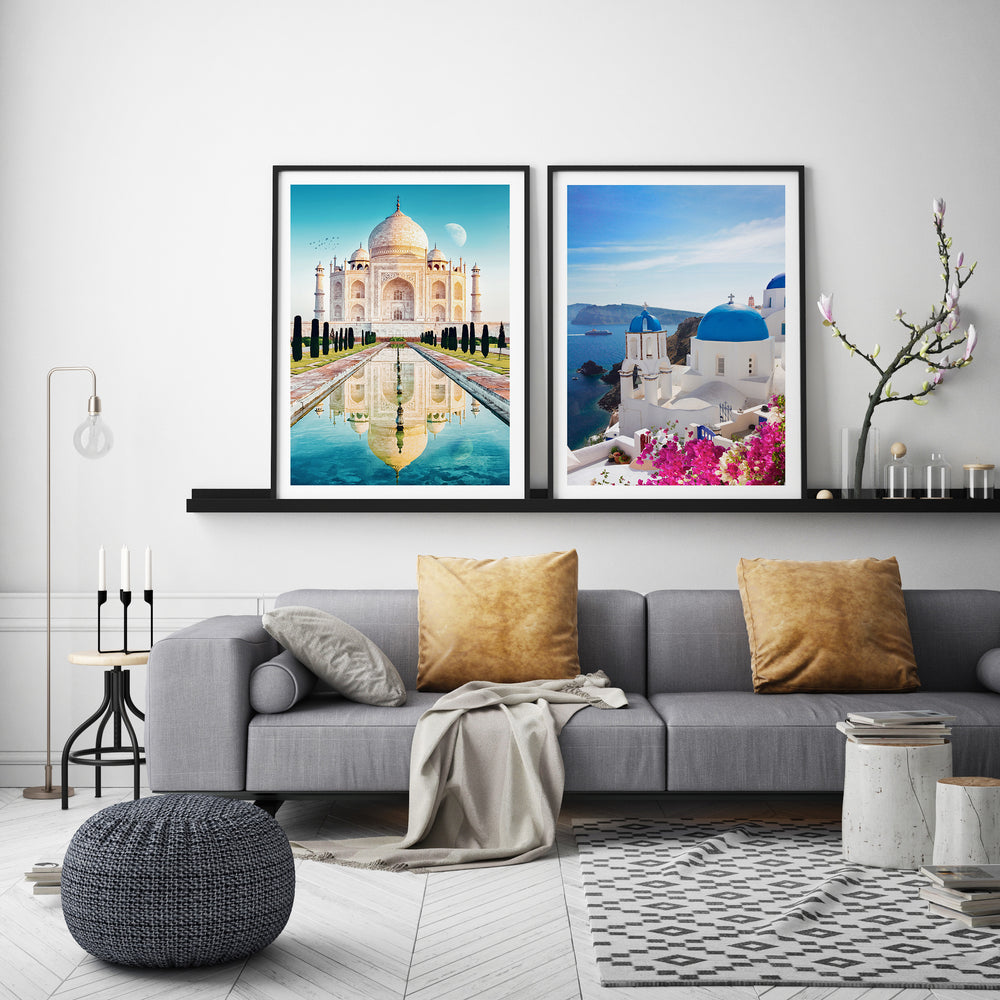 Poster Taj Mahal Temple India