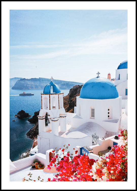 Poster Santorini Greece
