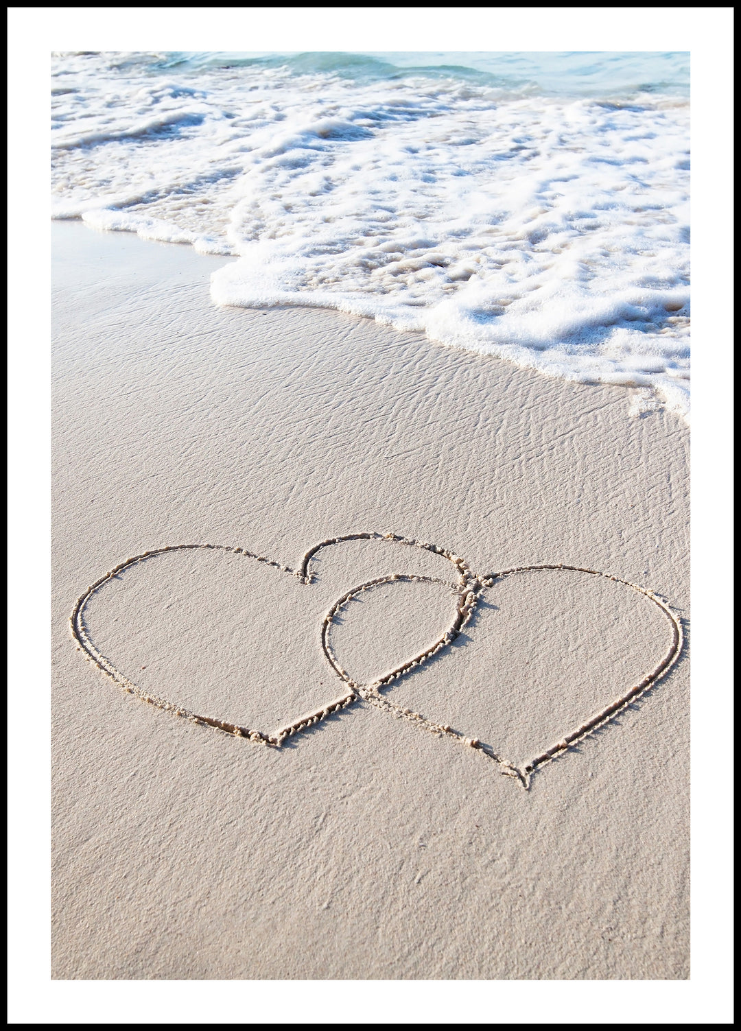 Hearts in the Sand Poster
