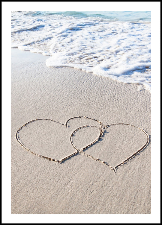 Hearts in the Sand Poster