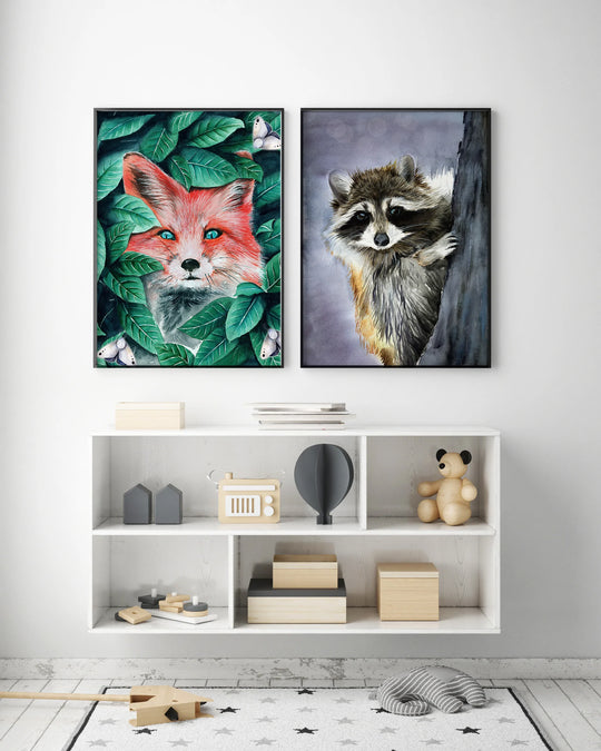 Raccoon Poster