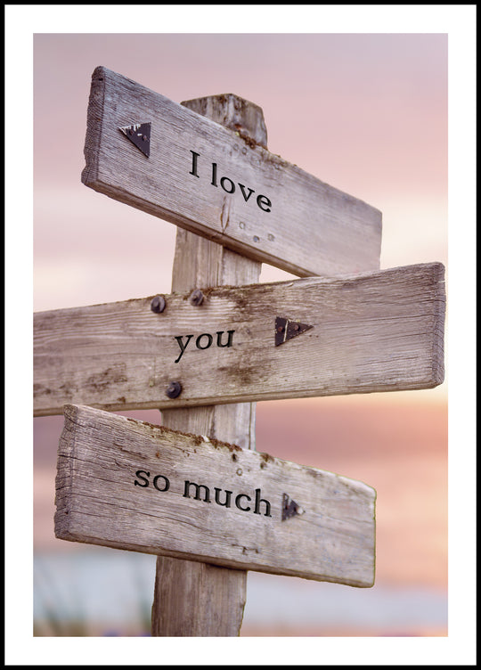 I Love You So Much Poster