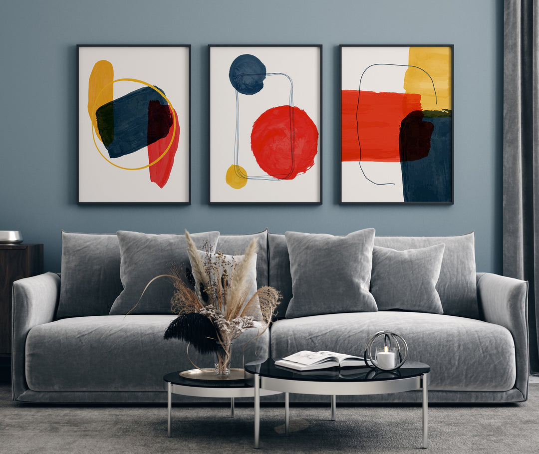 Poster Tricolor abstraction 2