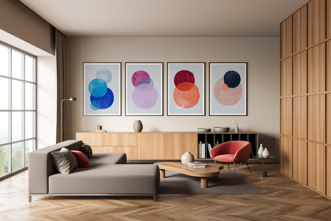 Poster Tricolor abstraction 6