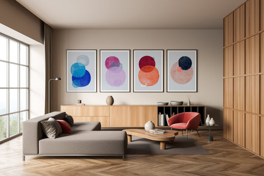 Poster Tricolor abstraction 6