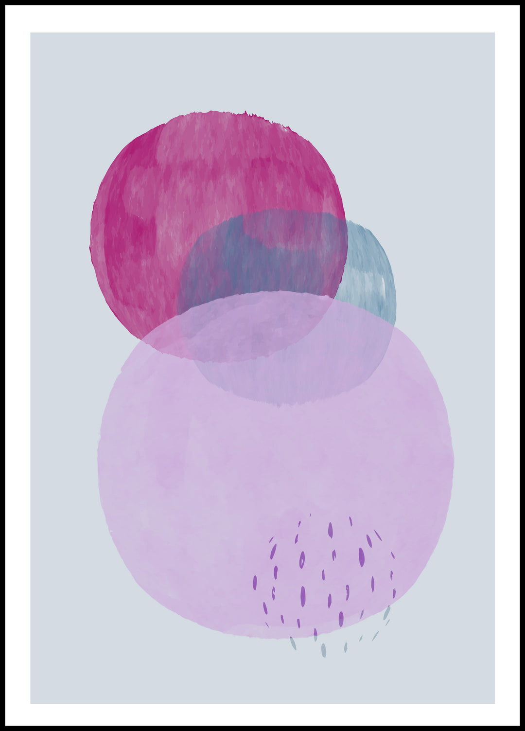 Poster Tricolor abstraction 4