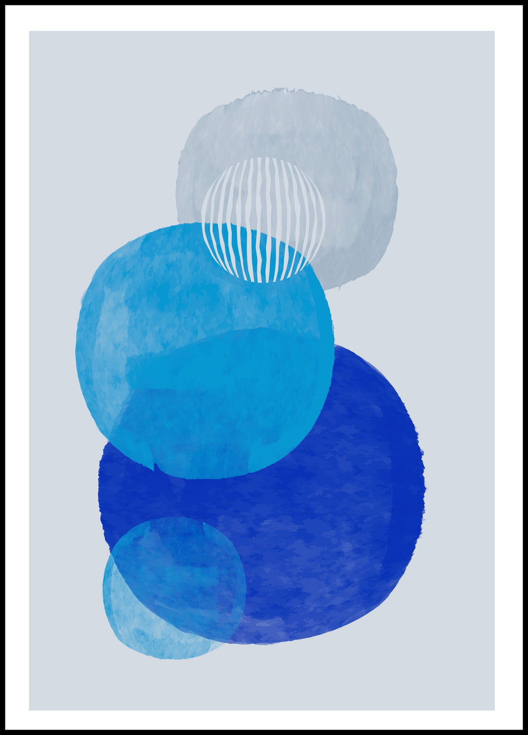 Poster Tricolor abstraction 7