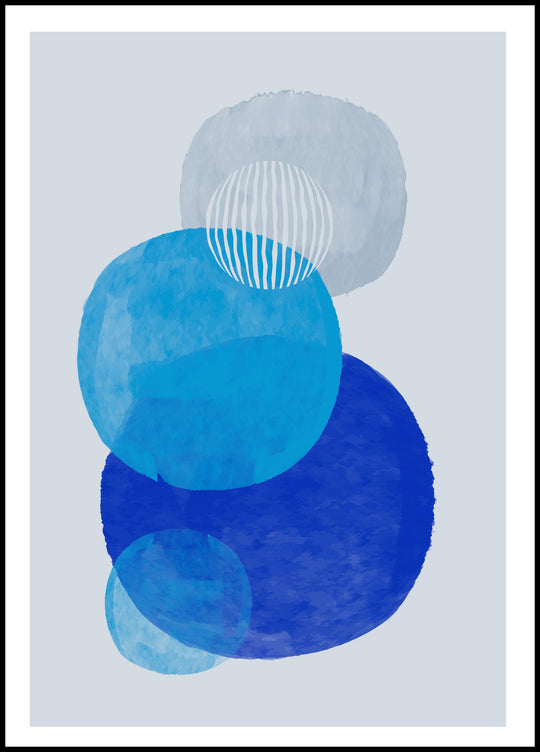 Poster Tricolor abstraction 7
